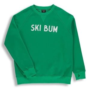 BNWT BIRDZ Ski Bum Sweatshirt - Green, unisex Sz S